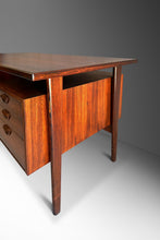 Load image into Gallery viewer, Stunning Danish Modern Floating Executive Desk in Brazilian Rosewood by Kai Kristiansen for Feldballes Mobelfabrik, Denmark, c. 1960s-ABT Modern