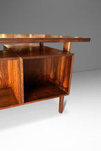 Load image into Gallery viewer, Stunning Danish Modern Floating Executive Desk in Brazilian Rosewood by Kai Kristiansen for Feldballes Mobelfabrik, Denmark, c. 1960s-ABT Modern