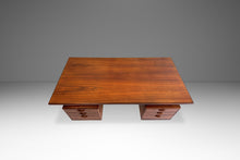 Load image into Gallery viewer, Stunning Danish Modern Floating Executive Desk in Brazilian Rosewood by Kai Kristiansen for Feldballes Mobelfabrik, Denmark, c. 1960s-ABT Modern