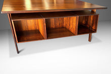 Load image into Gallery viewer, Stunning Danish Modern Floating Executive Desk in Brazilian Rosewood by Kai Kristiansen for Feldballes Mobelfabrik, Denmark, c. 1960s-ABT Modern