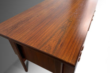 Load image into Gallery viewer, Stunning Danish Modern Floating Executive Desk in Brazilian Rosewood by Kai Kristiansen for Feldballes Mobelfabrik, Denmark, c. 1960s-ABT Modern