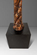 Load image into Gallery viewer, Substantial Art Deco Inspired 6ft Freestanding Bronze Female Form Torchiere Floor Lamp After Alberto Gicametti, c. 1970s-ABT Modern