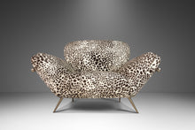 Load image into Gallery viewer, Substantial Chair & Ottoman in Animal Print for Carson's Furniture Attributed to Milo Baughman, USA, c. 1980's-ABT Modern