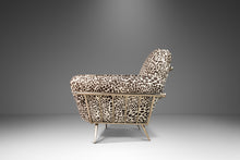 Load image into Gallery viewer, Substantial Chair & Ottoman in Animal Print for Carson's Furniture Attributed to Milo Baughman, USA, c. 1980's-ABT Modern