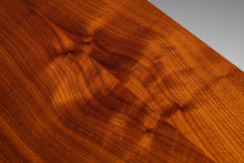 Load image into Gallery viewer, Substantial Handmade Minimalist MCM Custom-Made Studio / Gallery Dining Table w/ Matching Benches Set in Walnut, USA, c. 1980s-ABT Modern