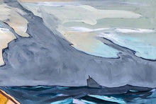 Load image into Gallery viewer, The Fog Warning (Winslow Homer) by James Mattison, 36x48, Oil on Wood Canvas, 2021-ABT Modern