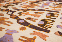Load image into Gallery viewer, Vintage Hand-Stitched Kanduri Cloth with Animal and Tree of Life Appliqué, India, c. 1950s-ABT Modern