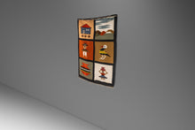 Load image into Gallery viewer, Vintage Native American Navajo South West Style Pictorial Rug Tapestry, USA, c. Mid 1900s-ABT Modern