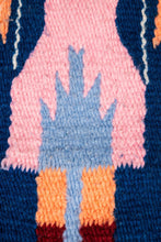 Load image into Gallery viewer, Vintage Native American Navajo Yei Hand-Woven Tapestry Throw Rug Wall Folk Art in Wool, USA, c. 1970s-ABT Modern