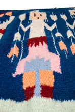 Load image into Gallery viewer, Vintage Native American Navajo Yei Hand-Woven Tapestry Throw Rug Wall Folk Art in Wool, USA, c. 1970s-ABT Modern