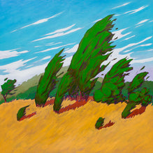Load image into Gallery viewer, Windswept by James Mattison, 48x48, Oil on Wood Canvas, 2023-ABT Modern