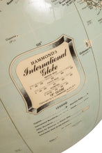 Load image into Gallery viewer, Mid-Century Modern Space Age Inflatable Table Top Globe w/ Metal Stand by C.S. and Hammond & Co. , USA, c. 1950s