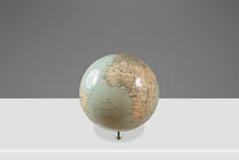 Load image into Gallery viewer, Mid-Century Modern Space Age Inflatable Table Top Globe w/ Metal Stand by C.S. and Hammond & Co. , USA, c. 1950s
