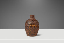 Load image into Gallery viewer, Miniature Vintage Ceramic Japanese Shigaraki Yaki Ikebana Flower Vase Vessel, Japan, c. 1960s