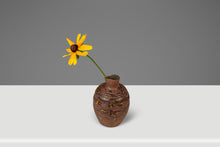 Load image into Gallery viewer, Miniature Vintage Ceramic Japanese Shigaraki Yaki Ikebana Flower Vase Vessel, Japan, c. 1960s