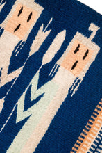 Load image into Gallery viewer, Vintage Native American Navajo Yei Hand-Woven Tapestry Throw Rug Wall Folk Art in Wool, USA, c. 1970s