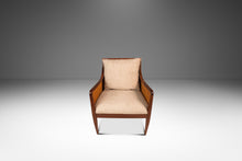 Load image into Gallery viewer, Set of Two (2) Rare Mid-Century Modern Caned Lounge Chairs in Walnut by Kipp Stewart for Directional, USA, c. 1950s
