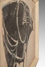 Load image into Gallery viewer, Mid-Century Modern Abstract Framed Textured Oil on Canvas Painting Depicting a Bull, USA, c. 1970s