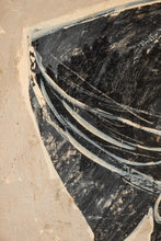 Load image into Gallery viewer, Mid-Century Modern Abstract Framed Textured Oil on Canvas Painting Depicting a Bull, USA, c. 1970s