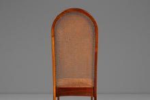 Load image into Gallery viewer, Set of Four ( 4 ) Mid-Century Modern High-Back Cane-Back Dining Chairs by Milo Baughman for Directional, USA, c. 1950s