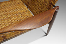 Load image into Gallery viewer, Early Set of Two ( 2 ) Finn Juhl Model SW96 Lounge Chairs in Teak, Oak, and Caning for Søren Willadsen, Denmark, c. 1950s
