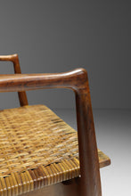 Load image into Gallery viewer, Early Set of Two ( 2 ) Finn Juhl Model SW96 Lounge Chairs in Teak, Oak, and Caning for Søren Willadsen, Denmark, c. 1950s