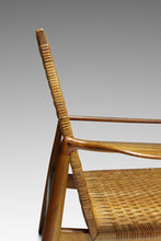 Load image into Gallery viewer, Early Set of Two ( 2 ) Finn Juhl Model SW96 Lounge Chairs in Teak, Oak, and Caning for Søren Willadsen, Denmark, c. 1950s