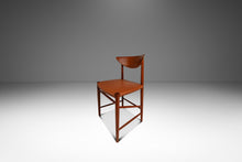 Load image into Gallery viewer, Rare Mid-Century Danish Modern Model 317 Chair in Teak and Leather by Peter Hvidt & Orla Mølgaard for Søborg Møbelfabrik, Denmark, c. 1960s-ABT Modern