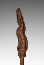 Load image into Gallery viewer, Signed Abstract Rustic Driftwood "Howling Wolf" Sculpture in Solid Beach Driftwood by Emlen Drayton, USA, c. 2000s