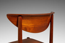 Load image into Gallery viewer, Rare Mid-Century Danish Modern Model 317 Chair in Teak and Leather by Peter Hvidt & Orla Mølgaard for Søborg Møbelfabrik, Denmark, c. 1960s-ABT Modern