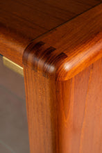 Load image into Gallery viewer, Danish Mid-Century Modern Display Case / Cabinet Topper in Teak w/ Glass Doors & Adjustable Shelves by D-SCAN, C. 1980s