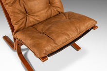 Load image into Gallery viewer, Scandinavian Mid-Century Modern "Siesta" Chair in New Leather Upholstery by Igmar Relling for Westnofa, Norway, c. 1970's