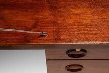 Load image into Gallery viewer, Rare Restored Substantial Mid-Century Modern Executive Desk in Walnut by Edward Wormley for Dunbar, USA, c. 1950s