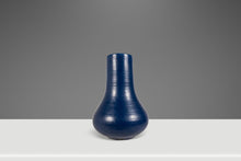 Load image into Gallery viewer, Mid-Century Modern Contemporary Oversized Powder-Blue-Glazed Studio Craft Ceramic Vase, USA, c. 1980s