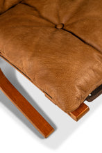 Load image into Gallery viewer, Scandinavian Mid-Century Modern "Siesta" Chair in New Leather Upholstery by Igmar Relling for Westnofa, Norway, c. 1970's