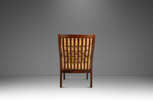 Load image into Gallery viewer, Mid-Century Danish Modern Bentwood Lounge Chair in Rosewood & Original Fabric by Fredrik A. Kayser for Vatne Møbler, Denmark, c. 1970's