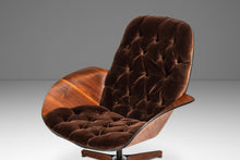 Load image into Gallery viewer, Rare Mid-Century Modern "Mrs." Lounge Chair in Walnut & Original Vinyl by George Mulhauser for Plycraft, USA, c. 1960s