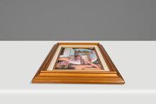 Load image into Gallery viewer, Framed Signed Mid-Century Modern Geometric Abstraction Oil on Canvas Painting by Fred Blassingham, USA, c. 1980s