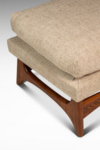 Load image into Gallery viewer, Set of Two (2) Restored Mid-Century Modern Ottomans / Footstools in Oak in the Manner of Adrian Pearsall, USA, c. 1960s