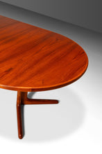 Load image into Gallery viewer, Danish Mid-Century Modern Extension Dining Table in Teak w/ Two Leaves by Skovby Møbelfabrik, Denmark, c. 1970s