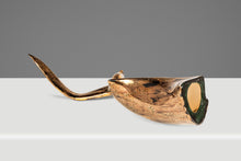 Load image into Gallery viewer, Mid-Century Modern Acid Etched Seagull Bird in Flight Table Sculpture in Porcelain, USA, c. 1980s