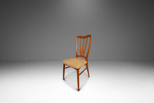 Load image into Gallery viewer, Single Danish Mid-Century Modern "Ingrid" Model Dining Chair in Teak & Original Fabric by Niels Koefoed, Denmark, c. 1960s