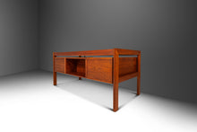 Load image into Gallery viewer, Danish Mid-Century Modern "Floating" Executive Desk in Teak by Dyrlund, Denmark, c. 1960s