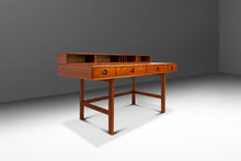Load image into Gallery viewer, Danish Mid-Century Modern Flip-Top Executive Desk in Teak by Peter Løvig Nielsen, Denmark, c. 1960s