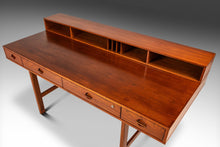 Load image into Gallery viewer, Danish Mid-Century Modern Flip-Top Executive Desk in Teak by Peter Løvig Nielsen, Denmark, c. 1960s