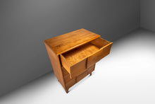 Load image into Gallery viewer, Mid-Century Modern Art Deco "Kohinoor" Four-Drawer Highboy Dresser Chest of Drawers in Birch by Heywood Wakefield, USA, c. 1950s