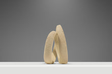 Load image into Gallery viewer, Abstract Postmodern Textured Intertwined Loop Sculpture in Stucco, USA, c. 1980s