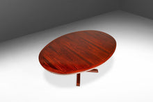 Load image into Gallery viewer, Mid-Century Danish Modern Dining Table w/ Pedestal Base in Rosewood by Skovby Møbelfabrik, Denmark, c. 1970s