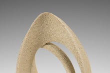 Load image into Gallery viewer, Abstract Postmodern Textured Intertwined Loop Sculpture in Stucco, USA, c. 1980s
