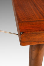 Load image into Gallery viewer, Set of Two (2) Mid-Century Modern "Step" End Tables in Walnut w/ Storage Drawers by American of Martinsville, USA, c. 1960s